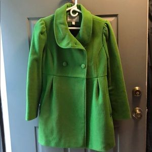 Old Navy green pea coat